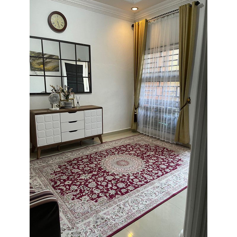 READY STOK KARPET 3D JUMBO SIZE 200x300 ANTI SLIP / KARPET TURKI / KARPET MOTIF TURKI/ KARPET BOHEMI