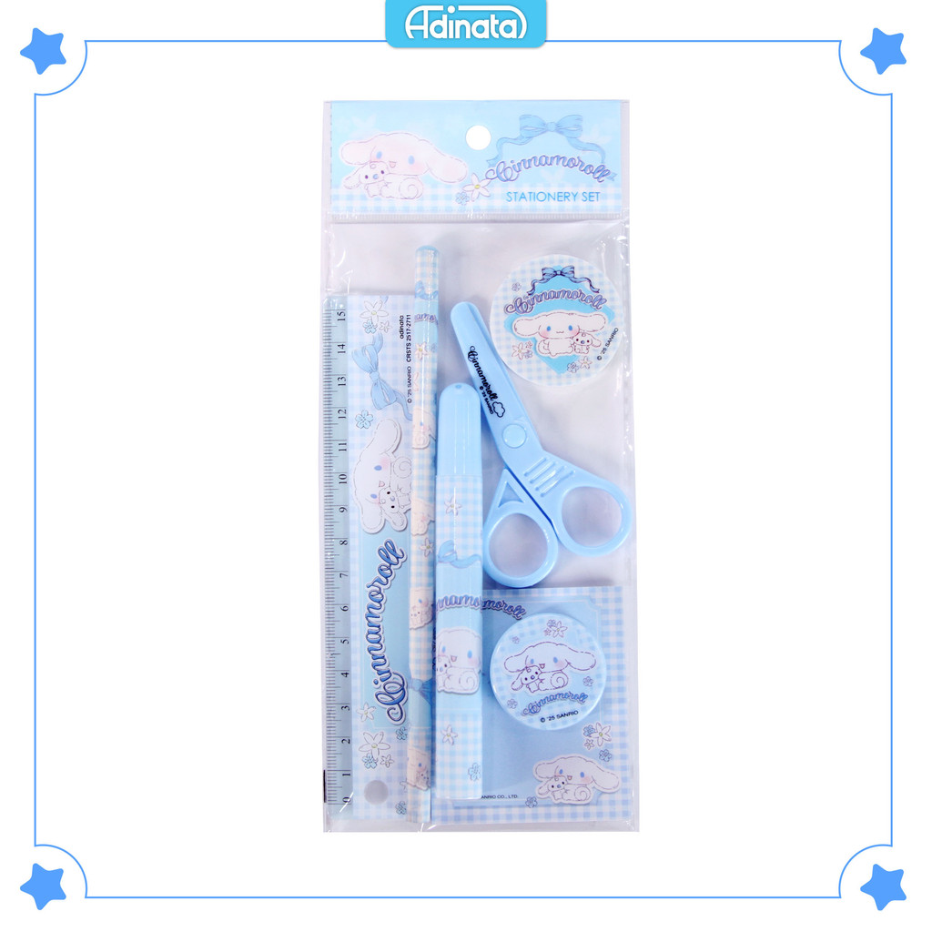 

NEW PRODUCT CINNAMOROLL STATIONERY SET 7 PCS 2517-2711 / PAKET ALAT TULIS / ALAT TULIS KARAKTER -