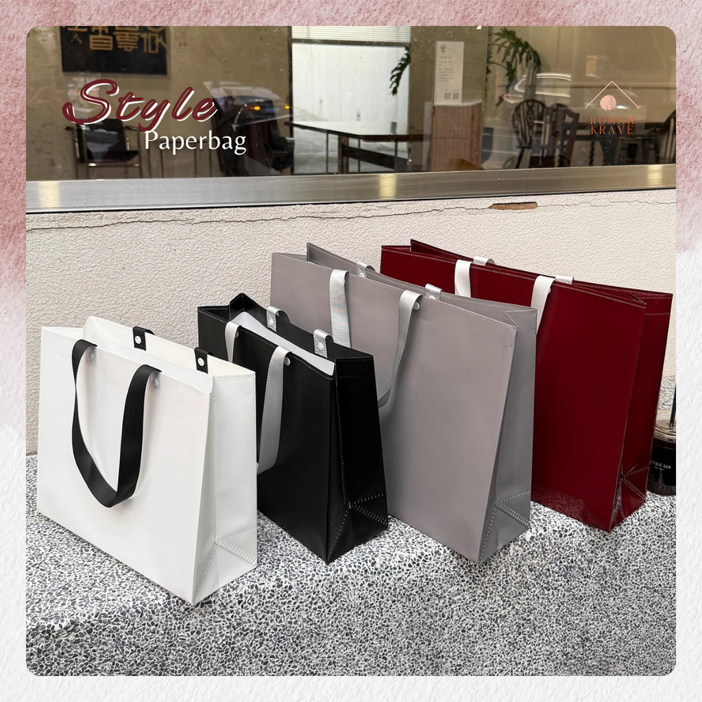 

RUMAH KRAVE - Style Paperbag Glossy Premium Kantong Hadiah