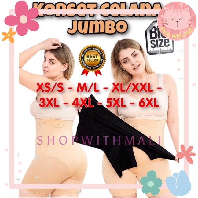 KCJ Korset CELANA JUMBO XS S M L XL 2XL 3XL 4XL 5XL 6XL 7XL BIG SIZE Pengurus Pengecil Body Shaper P