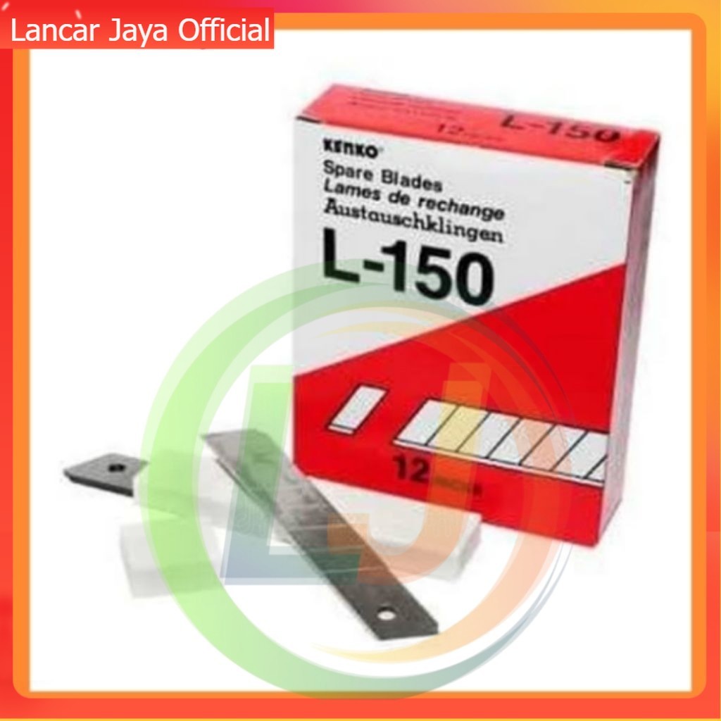 

Isi Cutter Kenko Besar L150 1lusin 12pack | Isi cuter besar L150 | Cutter Reffil L150 Isi 12