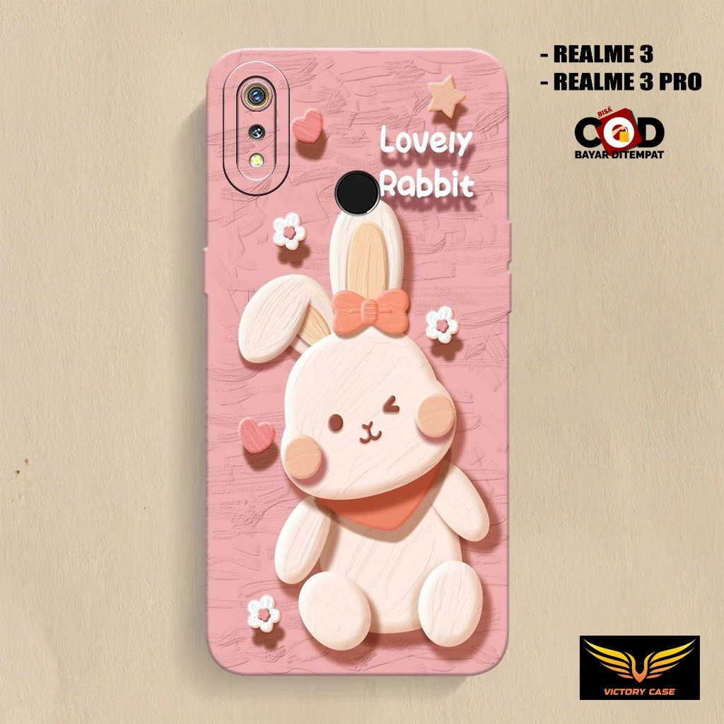 New Kartun Case - Softcase Realme 3 / Realme 3 Pro - Terbaru - Case Hp Realme 3 / Realme 3 Pro - Cas