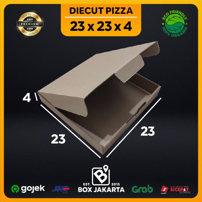 

KARDUS uk 23x23x4 CM Diecut Pizza Corrugated Packaging Box