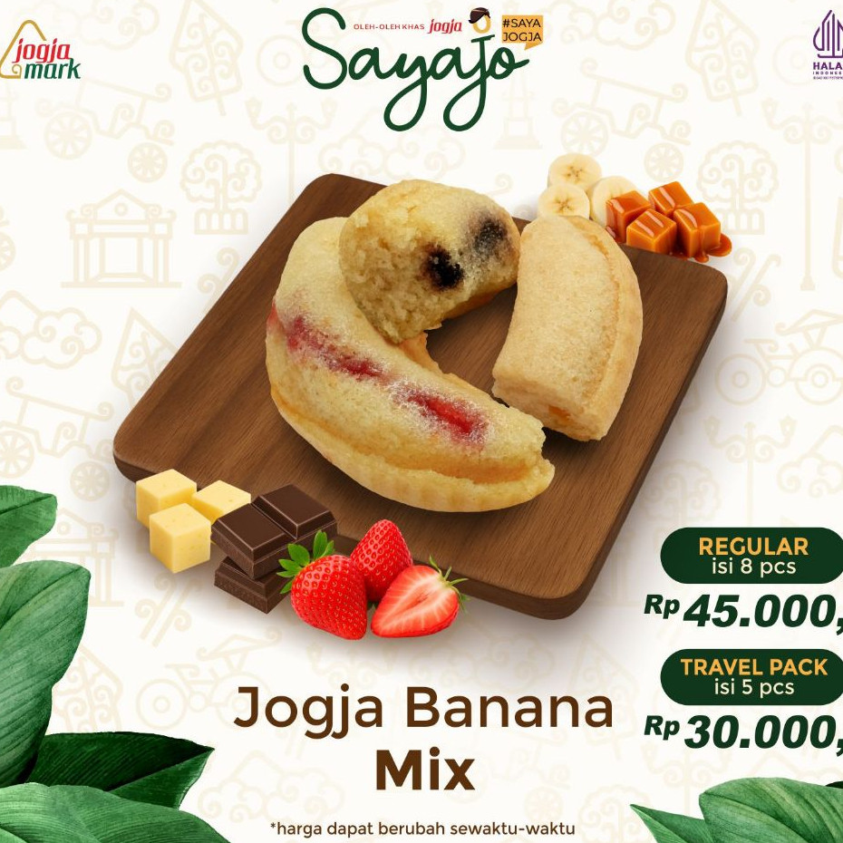 

SayaJo Jogja Banana Mix 8 Pcs 200 Gr Tanpa Pengawet