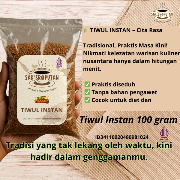 

Tiwul Instan 100 Gram halus pulen mantap beras oyek 100 Gram nasi singkong 100 Gram nasi tiwul kering nasi tiwul instan sego tiwul singkong oyek singkong