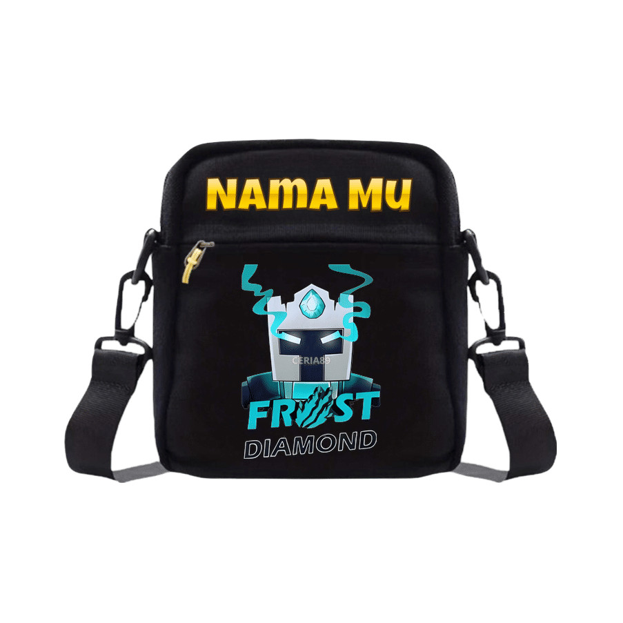 Tas Selempang Mini Frost Diamond – Mini Sling Bag Anak Motif Frost Diamond Lucu, Waterproof & Ringan