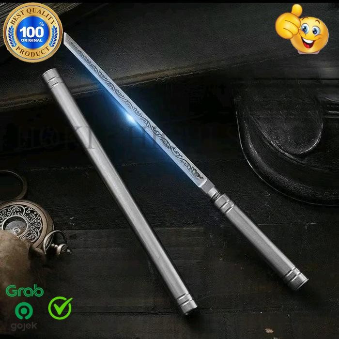 Pisau Tongkat Viral !! Pisau Mini Gadget Portable Pisau Logan Tajam Dan Serbaguna Original Cc