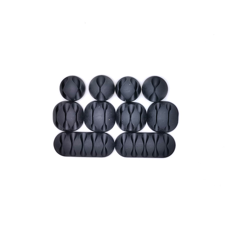 

10Pcs/Set Multipurpose Single Double Organizadores Wire Cord Cable Winder Ties USB Charger Holder Cable Organizer