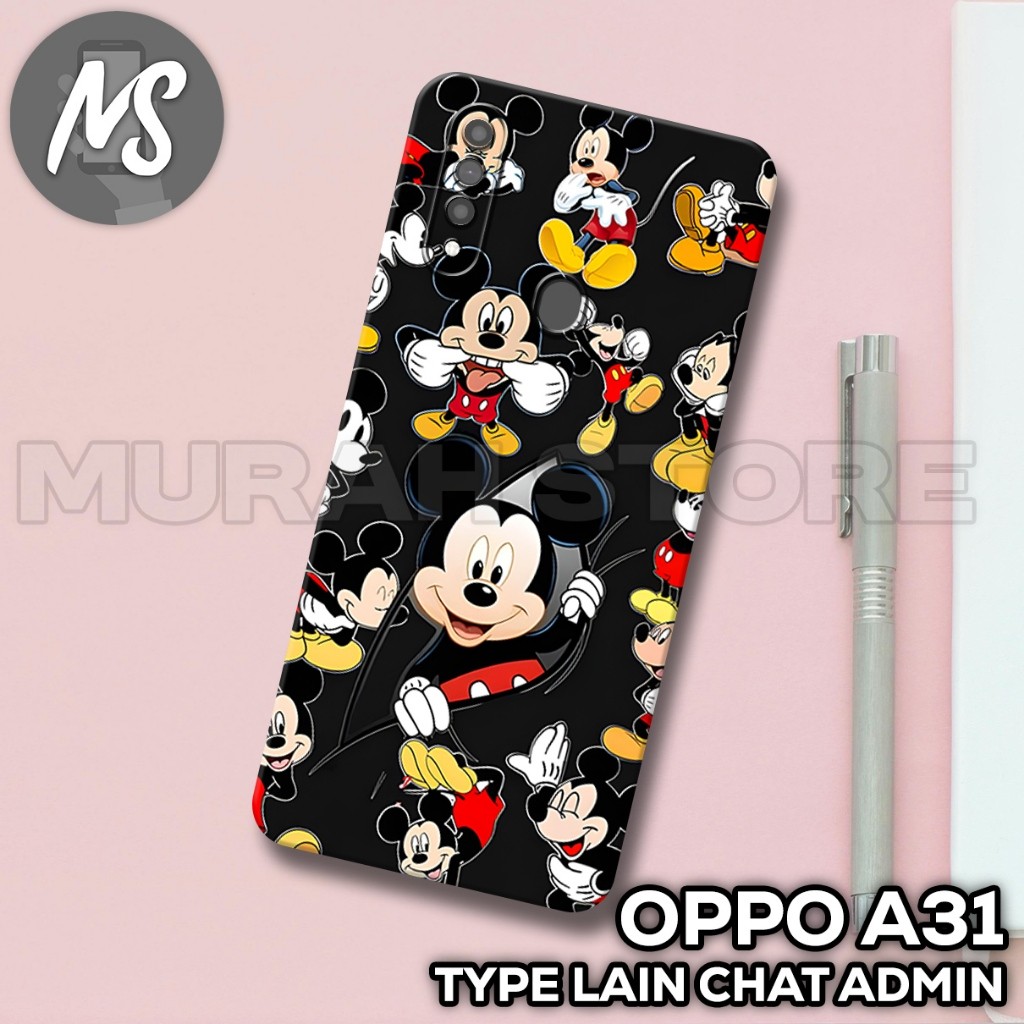 Softcase karet OPPO A31 /MS28 motif KARAKTER LUCU/case OPPO A31/casing OPPO A31 /silikon oppo A31