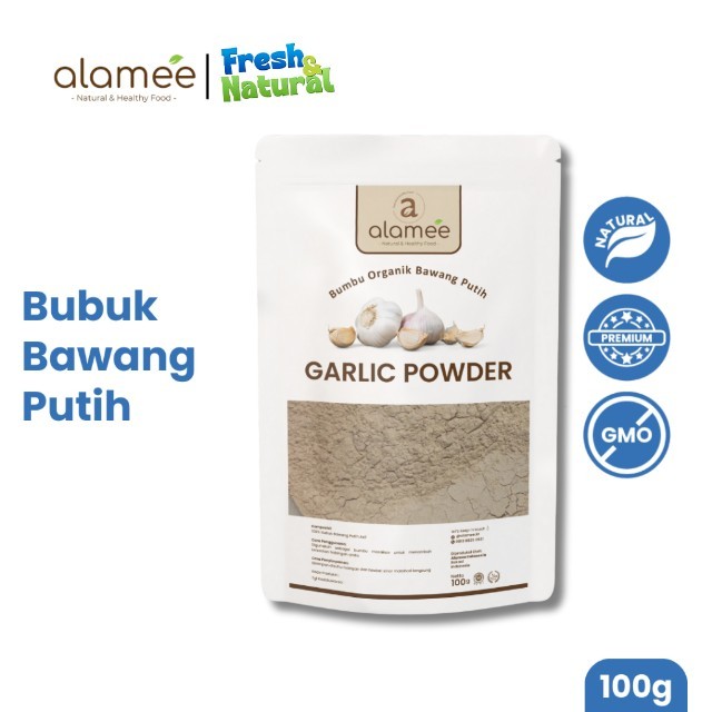 

Bawang Putih Bubuk Garlic Seasoning Powder Bumbu Masak Dapur Organik Rempah Rimpang Murni Asli 100gg fresh and natural