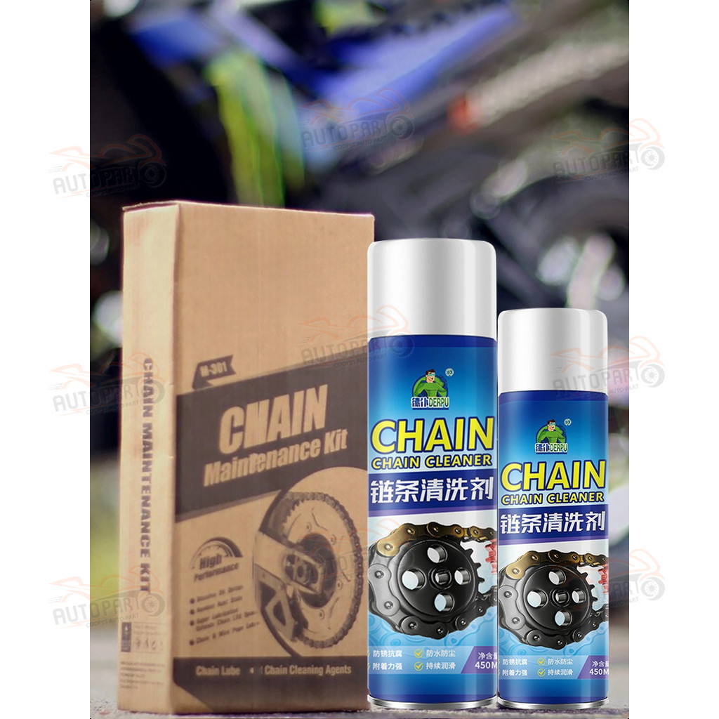 Pilihan Pembalap Profeional Chain Lube Peluma Rantai Contact Cleaner Anti Arat Pemberih Rantai Motor