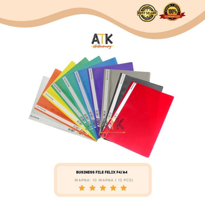 

【YANA-M】BIG SALE !!! Business File Felix Folio/A4 atk - Biru