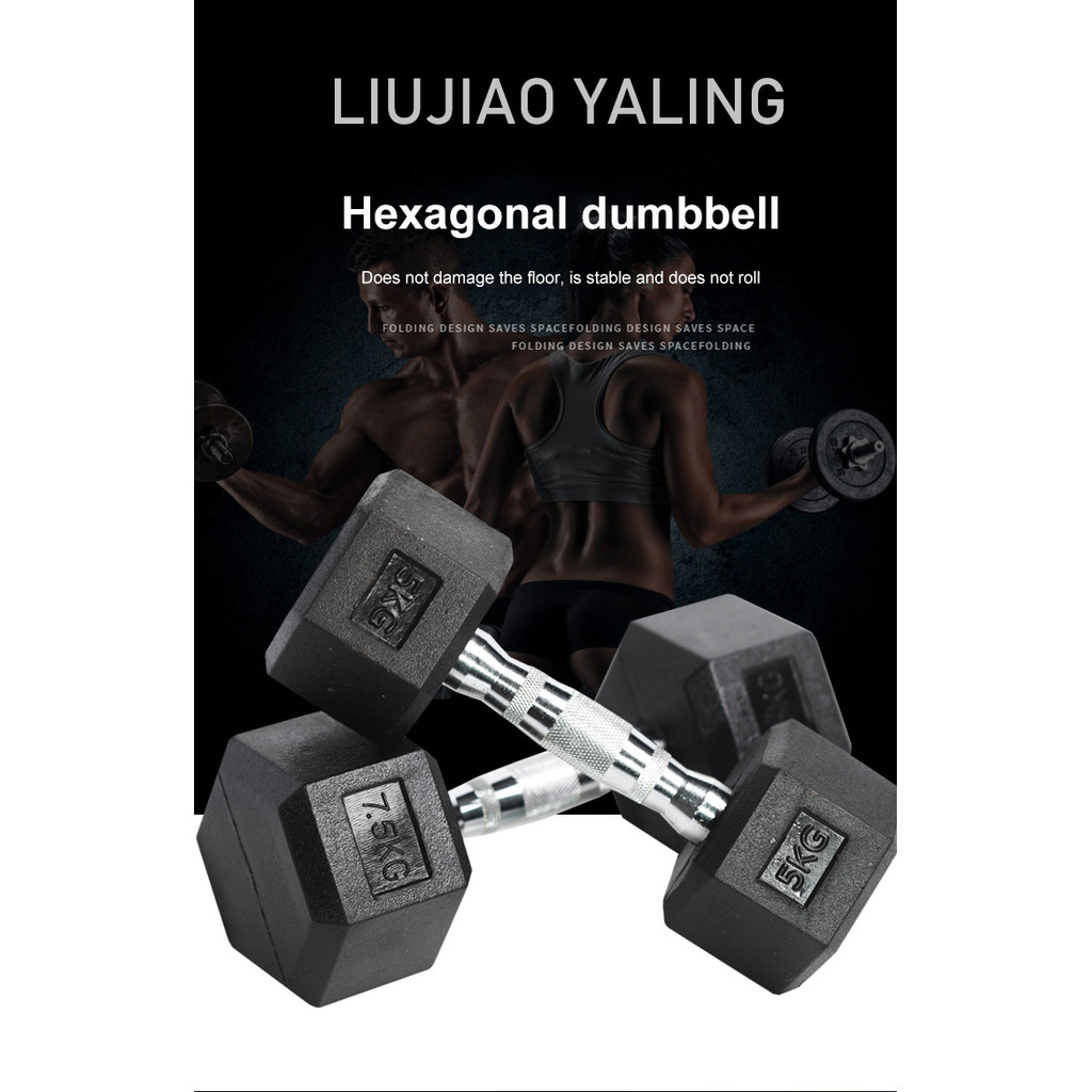Dumbel Dumbell Barbel Hexagonal 15Kg - 25Kg