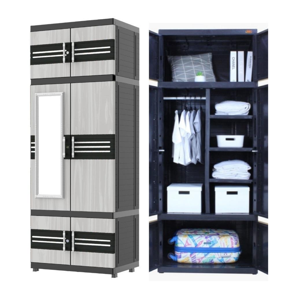 Naiba 1503 / 1523 / 1524 / 1504 - Lemari Gantung Naiba Kaca / / Lemari Hanger / Lemari Pakaian Gantu