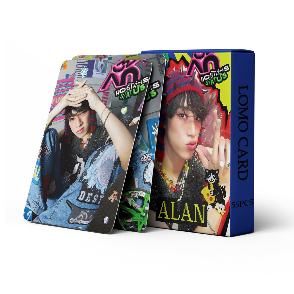 

55pcs in stock ALAN BUS Fan Collection Card No-status Status Photo card postcard lomo card