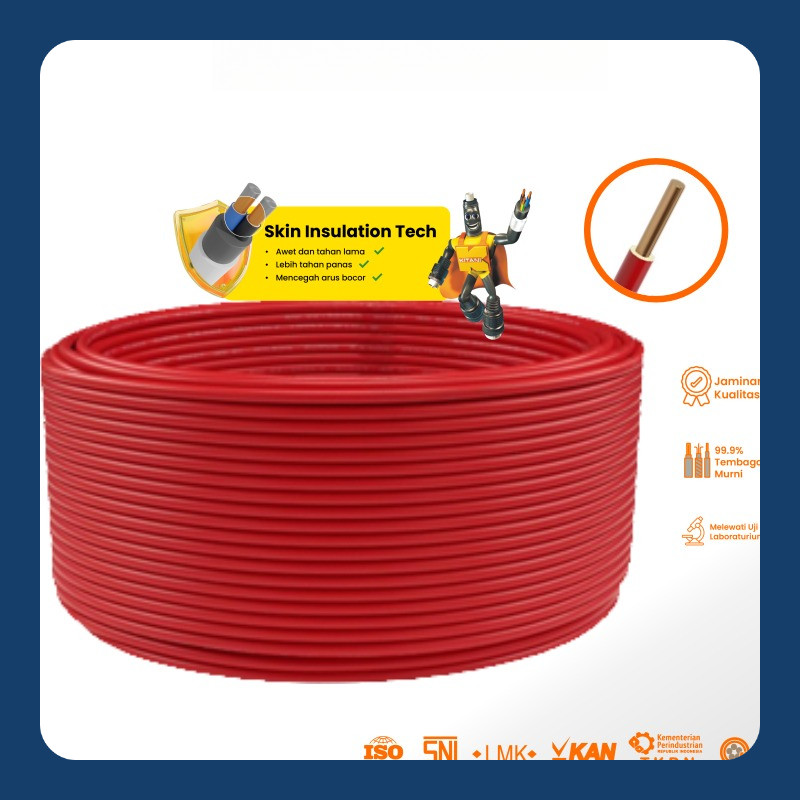 KITANI - NYA 2.5 mm² -  25 Meter -  Kabel Tembaga Kawat
