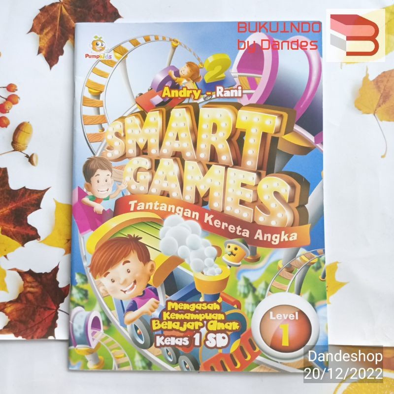 SMART GAMES - Tantangan Kereta Angka ~ Level 1 ~ Buku Mengasah Kemampuan Belajar Anak Kelas 1 SD