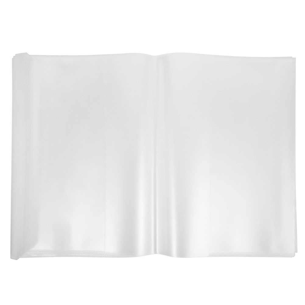 

20pcs Book Covers Transparent Protective Sleeves for Soft Books B5 16K Size Waterproof Notebook Cover Study Accessories