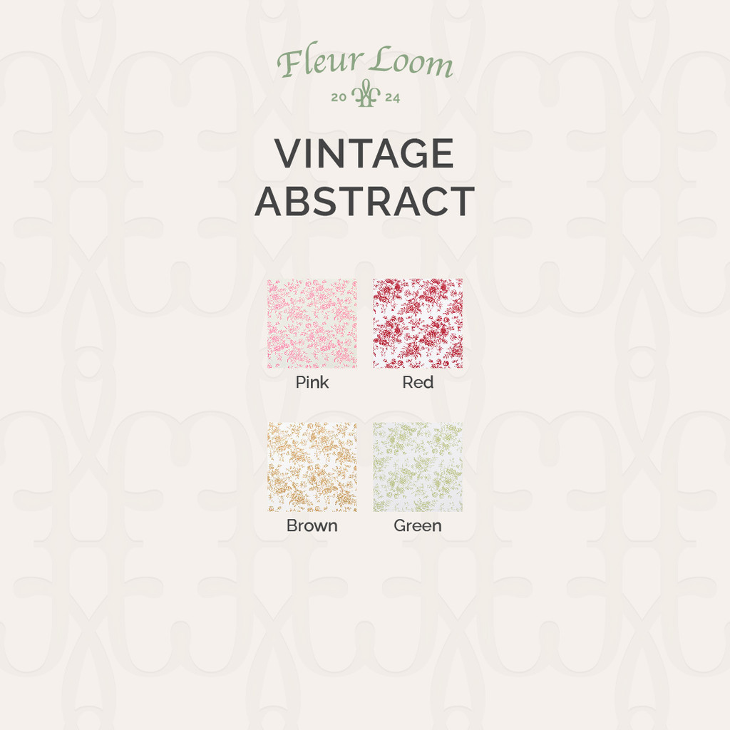 

Fleur Loom - (Lembaran) Kertas Buket Vintage Floral Abstract / European Retro / Motif Korea / Corak Flower Rose Wajik / Kertas Kado Korean Style Wrapping