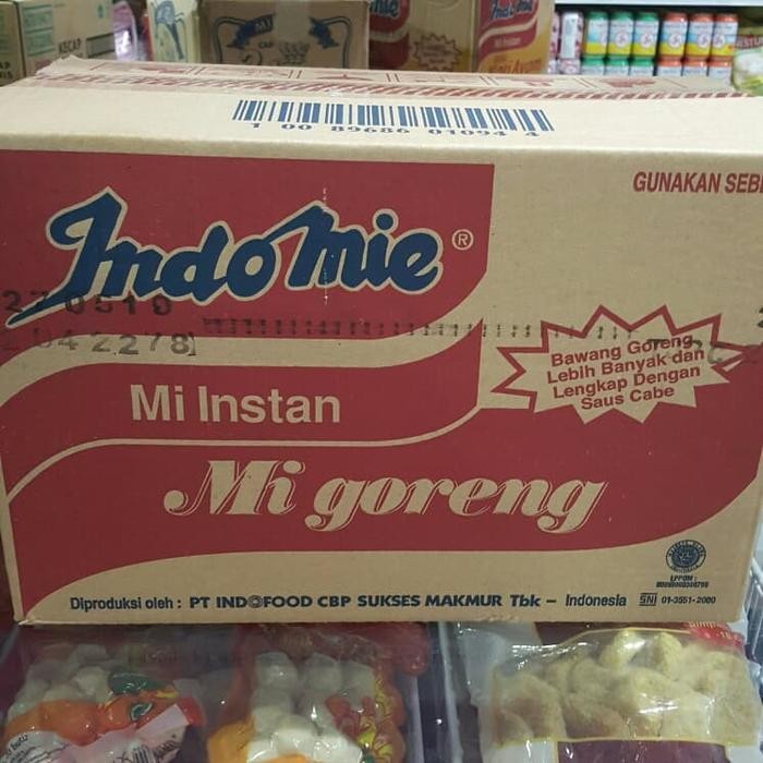 

Mumpung Murah Indomie mie goreng 1 dus isi 40 pcs