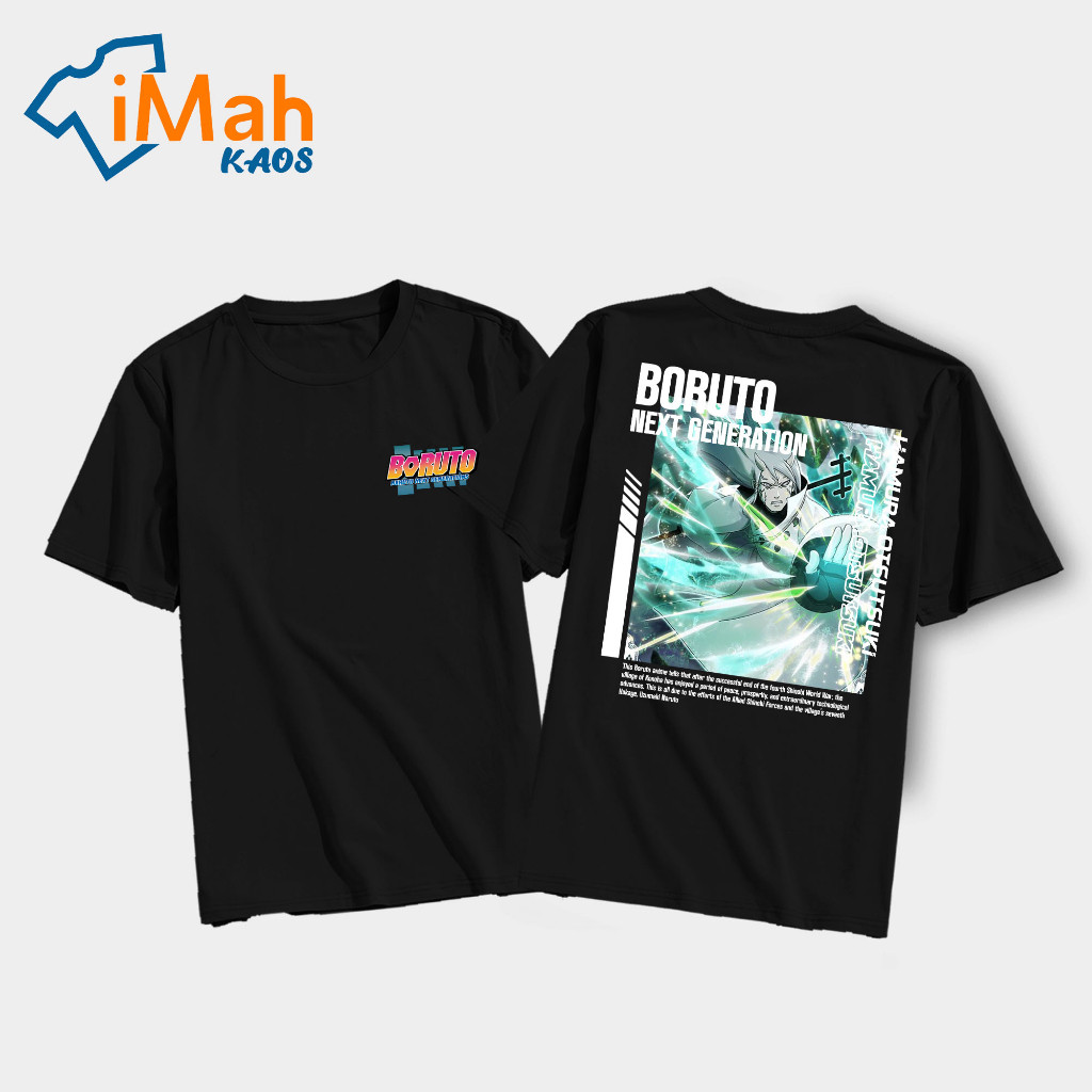 Housemith - KAOS ANIME BORUTO [ Hamura Otsutsuki ] - Kaos Anime BORUTO Pria & Wanita | Kaos Distro J