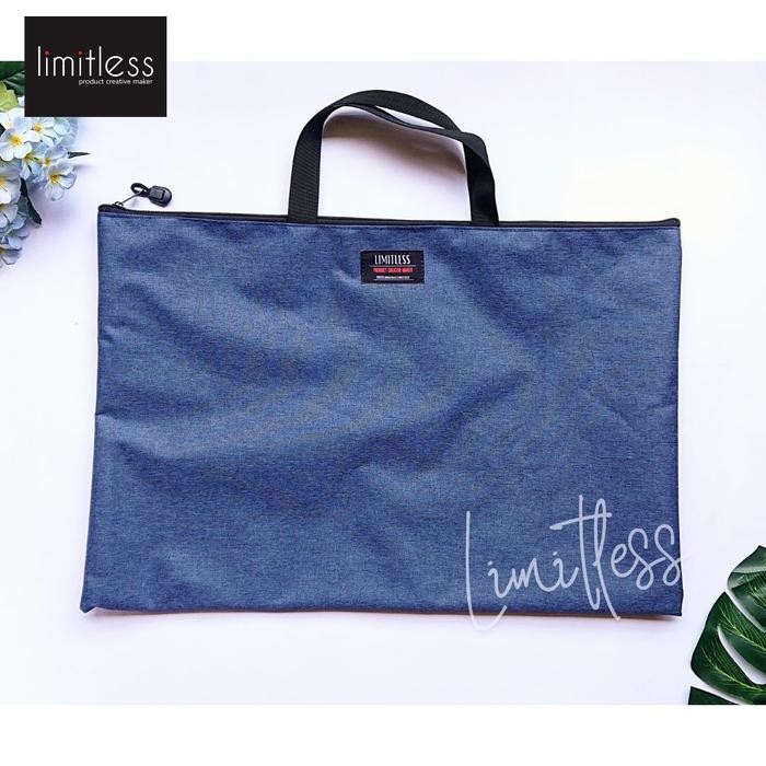 

Limitless - DENIM A3 Anti Air / Map Dokumen Kertas Ukuran A3 Jumbo - Biru