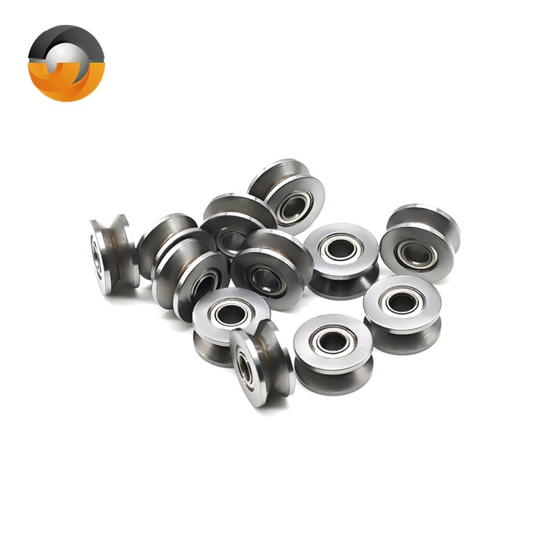 5PCS V624ZZ 4x13x6 mm Steel V Groove Bearing Used In Rail Track Linear Motion System