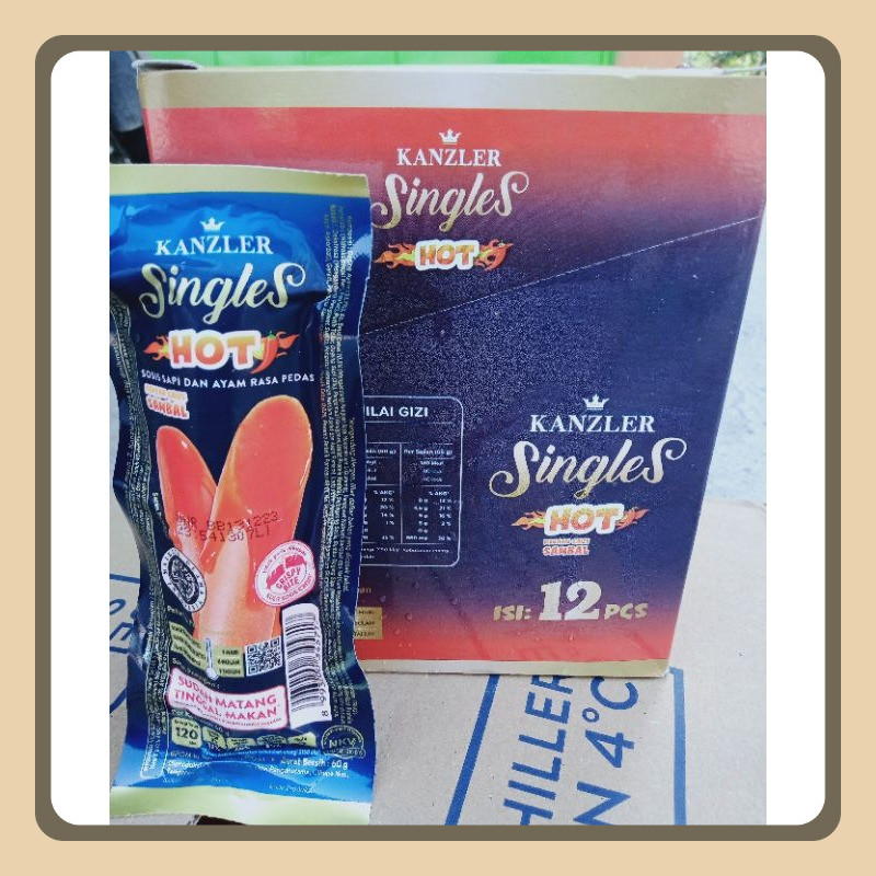 

Sosis Kanzler Hot 1 Box Isi 12 Pcs Halal