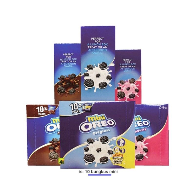 

Oreo mini 20gr (Harga 1 Pack / 10 bks) - ABO