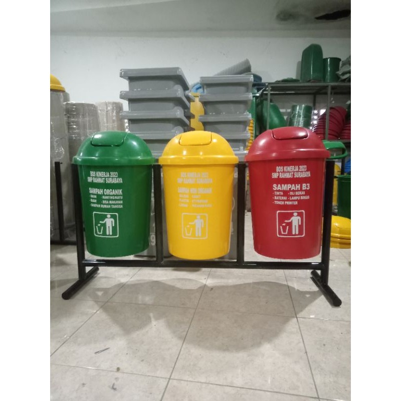 tempat sampah fiberglass 80 liter, tempat sampah outdoor, tempat sampah, tong sampah