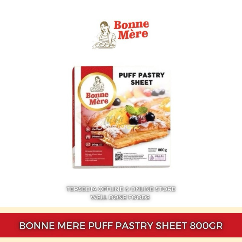 

Bonne Mere Puff Pastry Sheet 800gr