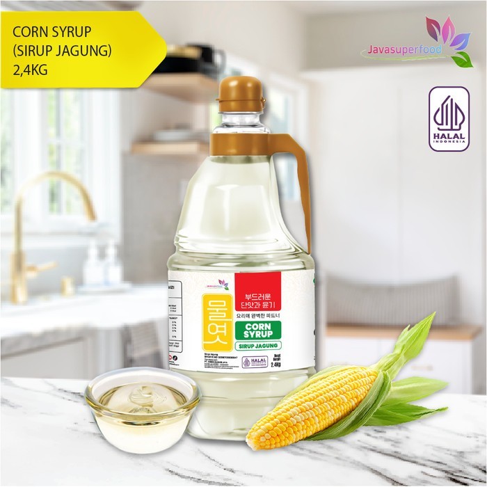 

[HALAL] Corn Syrup Java Super Food (750G, 1,2KG, & 2,4KG) / Sirup Jagung / Pemanis Jagung / Mulyeot
