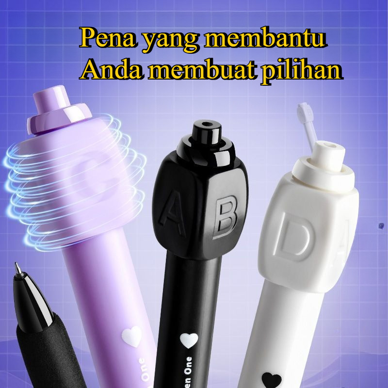 

Pulpen Jawaban Putar Stres Relief ABCD Klik Netral Ujian Siswa Pilihan Jawaban Kreatif Tikungan Latihan Soal Hitam Desain Gaya Baru