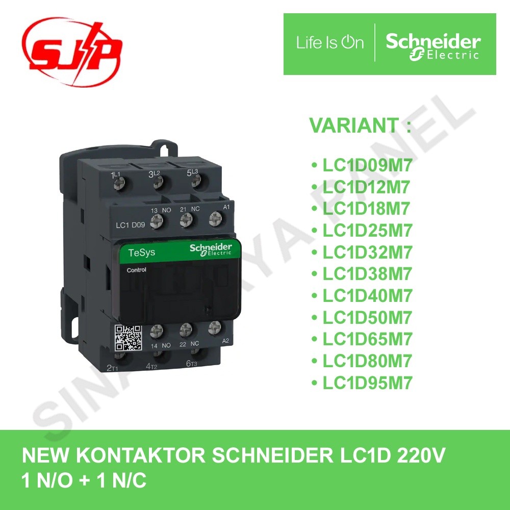 NEW KONTAKTOR SCHNEIDER LC1D09M7/LC1D12M7/LC1D18M7/LC1D25M7/LC1D32M7/LC1D38M7/LC1D40M7/LC1D50M7 ORIG