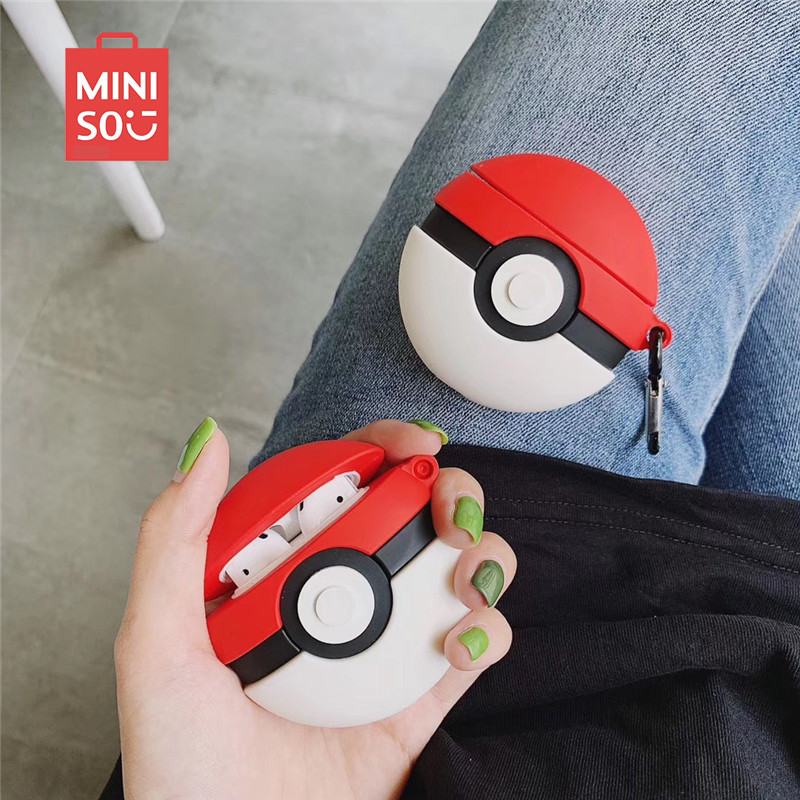 NEW MINISO Pokemon for Airpods 1 2 3 Pro protective case for Apple Bluetooth 4 earphones silicone wi