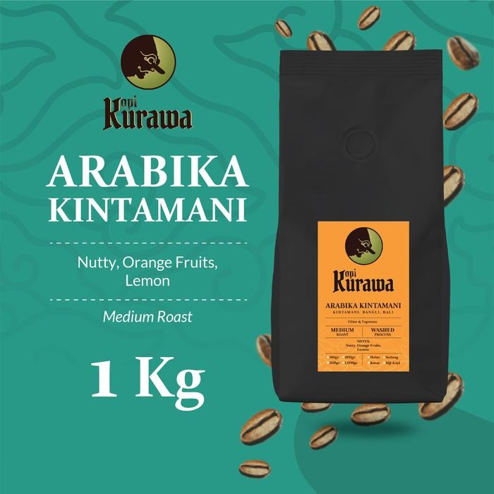 

Kopi Arabika Bali Kintamani Arabica Coffee Roast Beans Biji Bubuk 1Kg
