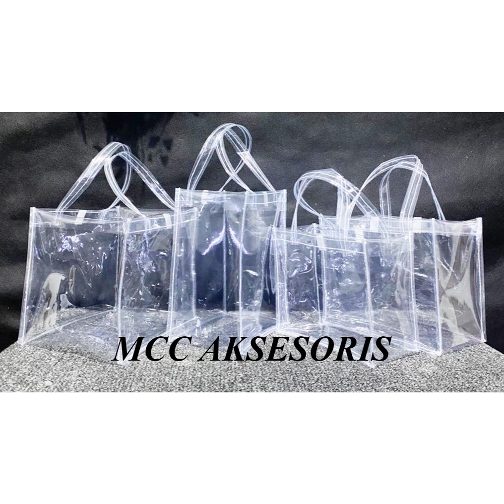 

GAM Tas Mika Transparant Premium tas hampers transparan banyak ukuran