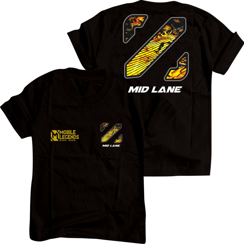 [COD] T-Shirt baju kaos skena cowok Oversize 2025 Mobile Legend Printing Casual Boxy fit