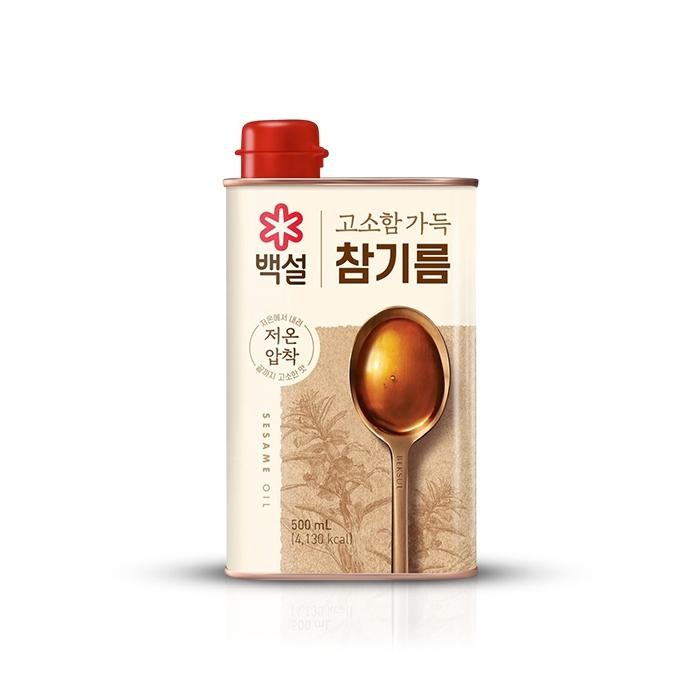 

BEKSUL Pure Sesame Oil 500 ML / BEKSUL SESAME OIL CJ Cheiljedang Korea
