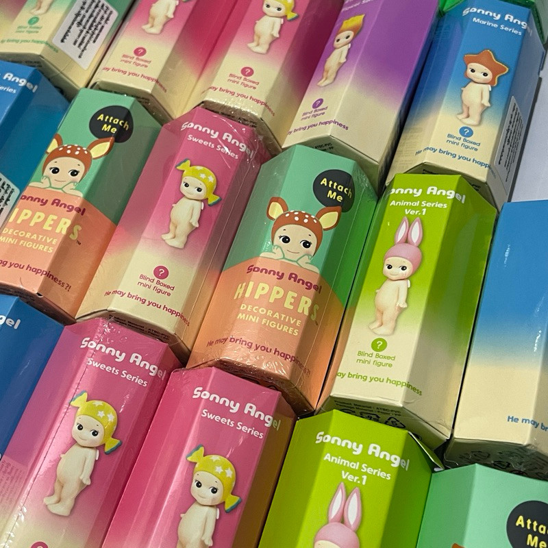 TOFA.ID READY - SONNY ANGEL ORIGINAL Figure Blind Box Marine Hippers Rabbit Pudding Animal Sweets Se