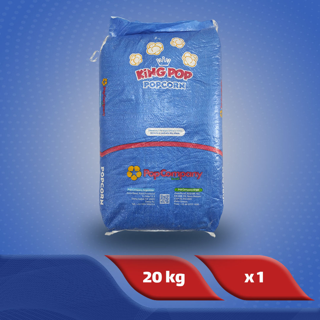

King Pop Yellow Popcorn 1 Kg Mengembang Butterfly