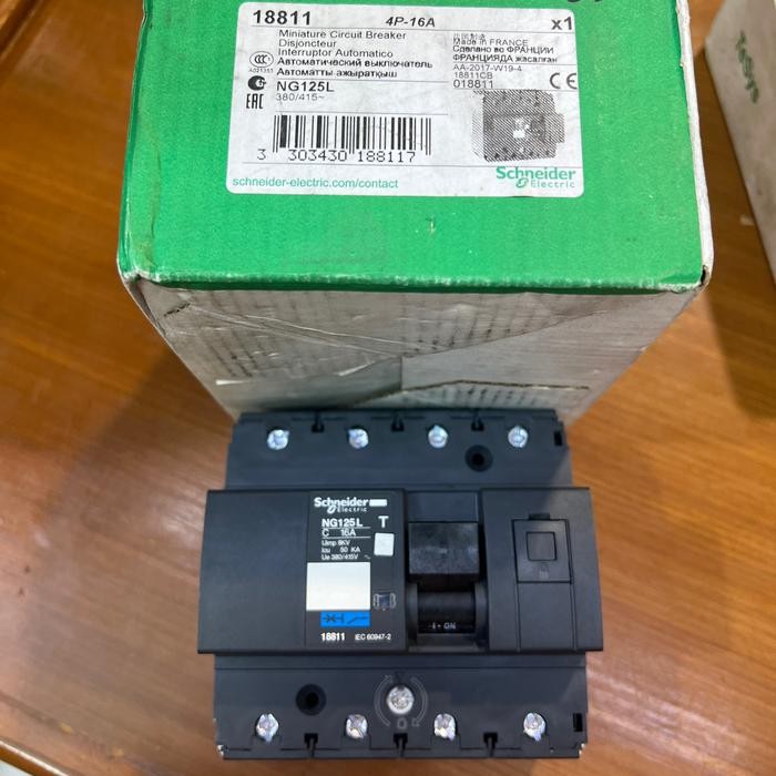 MCB Multi 4P 16A NG125L Original Schneider