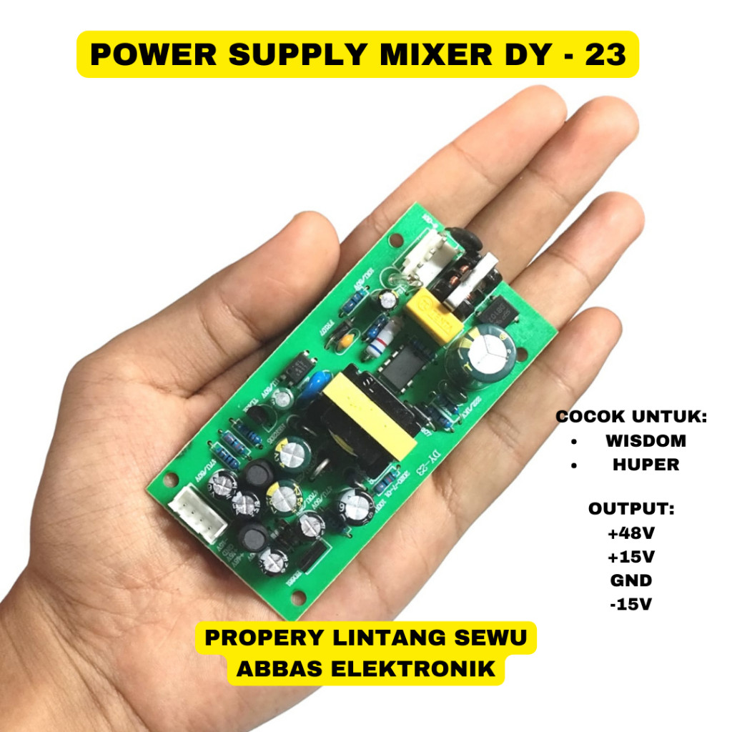 Power Supply Mixer Suplai mikser DY- 23 HUPER Wisdom