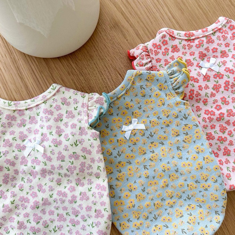 Serenity korea flower ruffle top