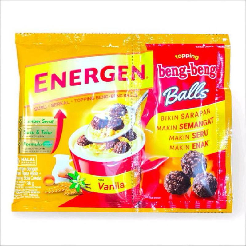 

Energen Beng Beng Balls / Energen Toping / 1 Renceng / 10 Pcs