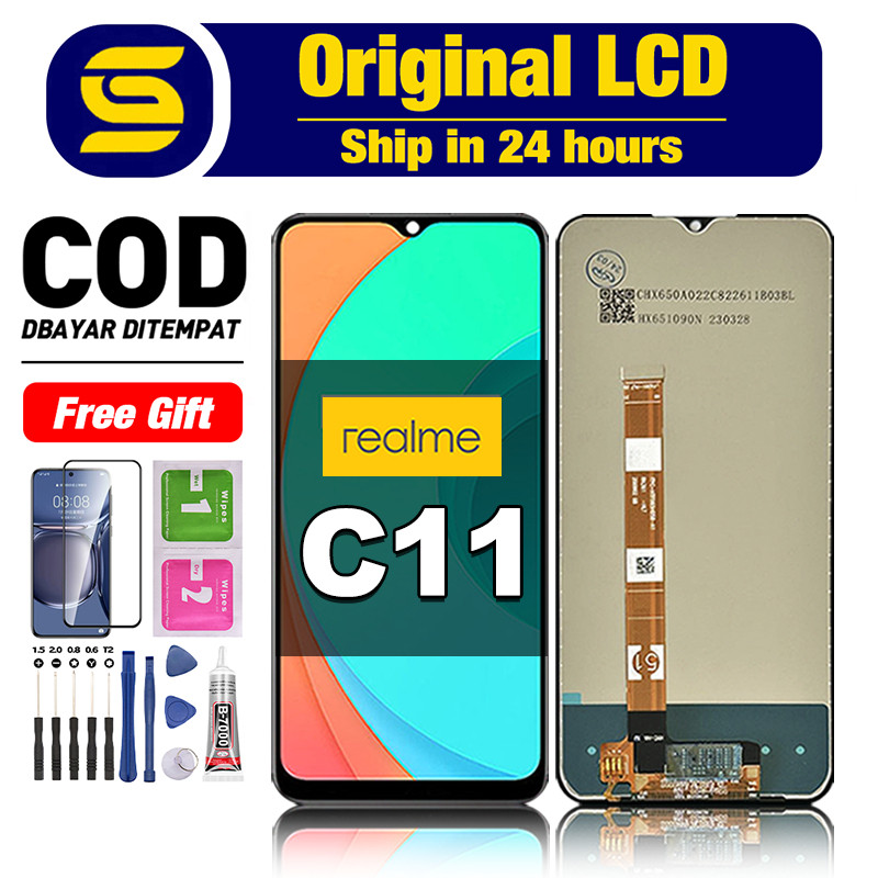 LCD Realme C11 Original 100% Fullset Touchscreen hp murah For Glass Digitizer ori asli COD