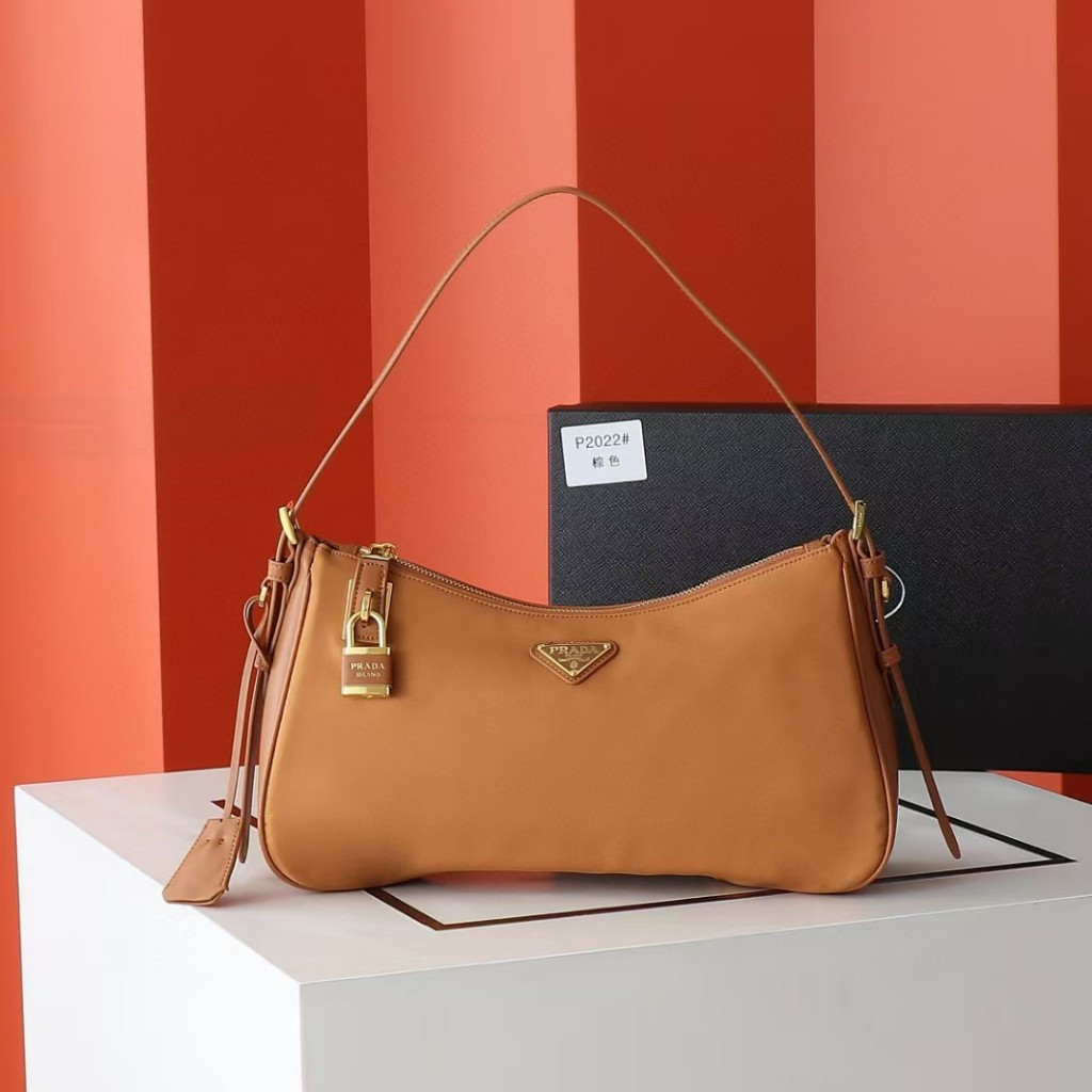 New Handbag Nylon Lock Bag Original Waterproof Cloth Underarm Bag Female Bag