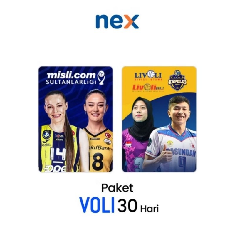 Paket Voli Nex Parabola 30 HariCO