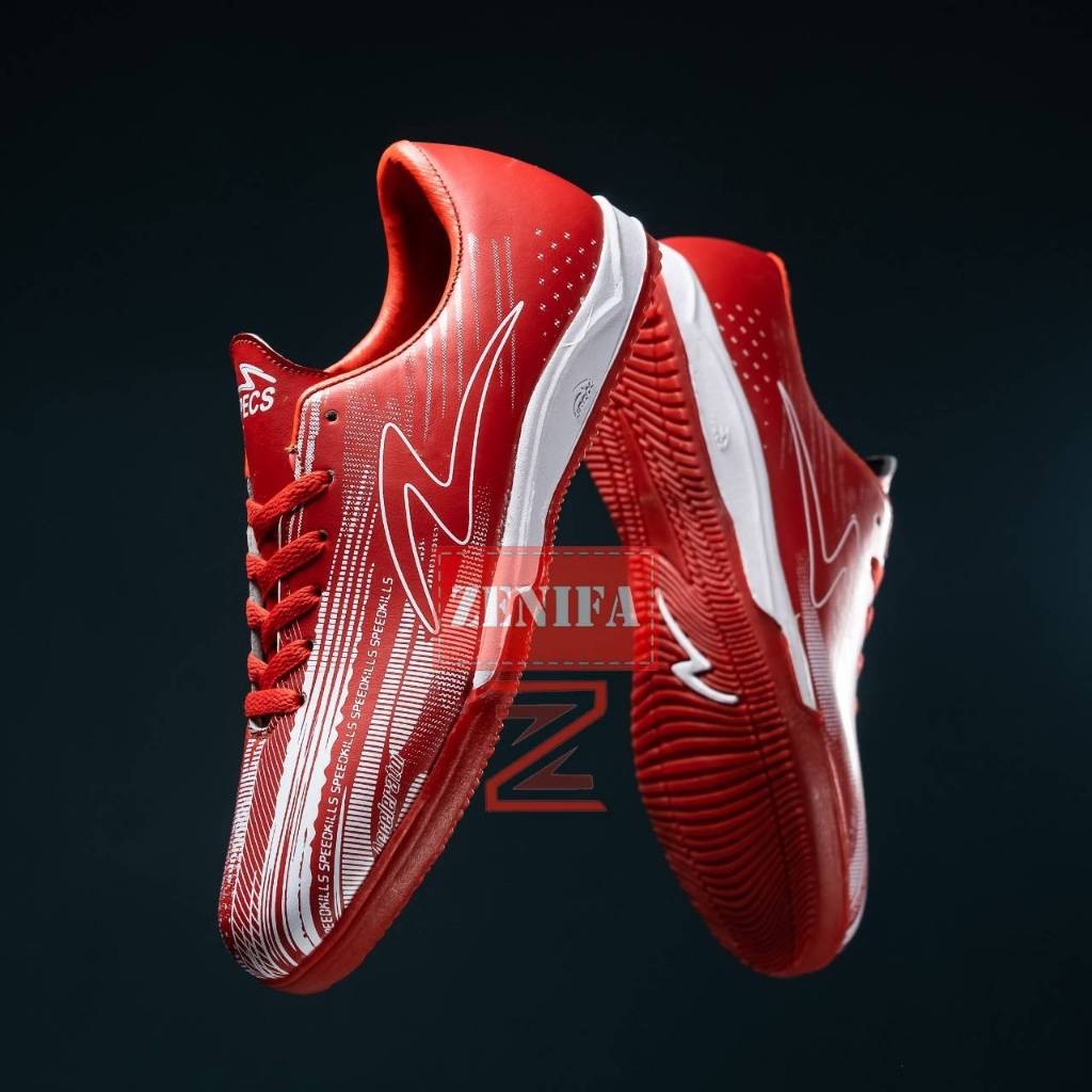 Sepatu Futsal Specs Accelerator Elevation PRO IN Merah Putih CO