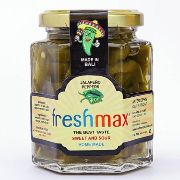 

Freshmax Jalapenos acar merek Indonesia